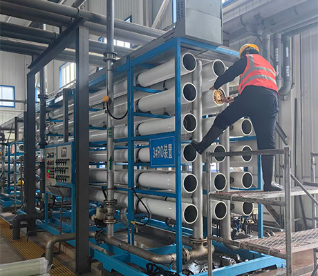 Boiler feed water water treatment project