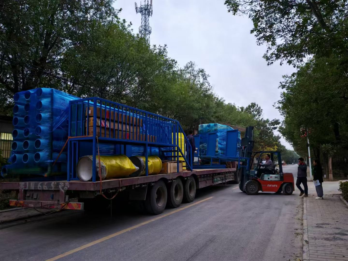 Municipal and island water supply water treatment project